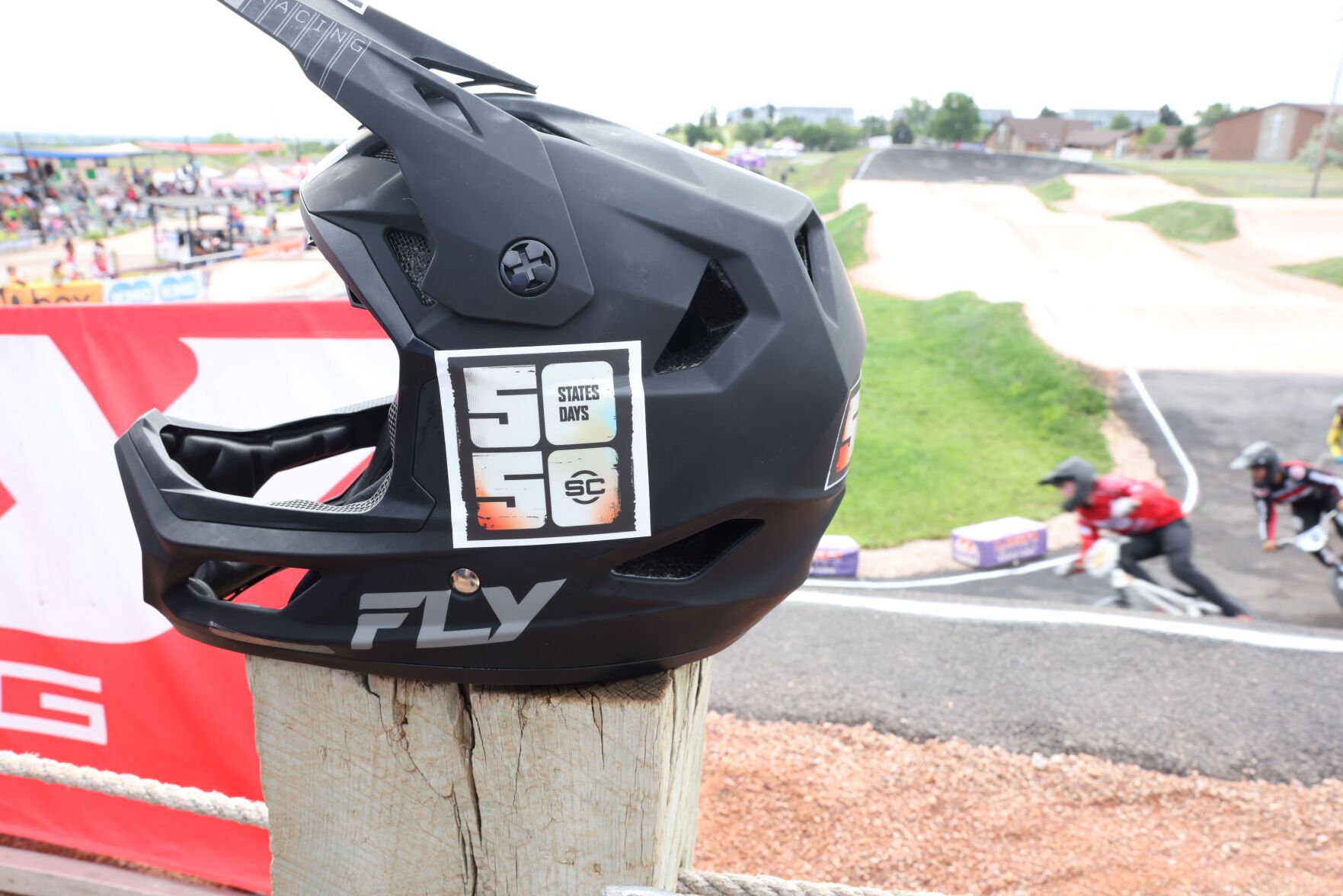 50 States in 50 Days helmet